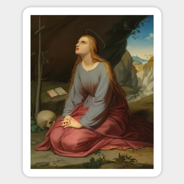 Saint Mary Magdalene by Gebhard Flatz Sticker by Classic Art Stall